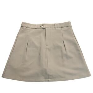 A Putnam Cest Tout Golf Skort Skirt Medium Cobblestone Aline Minimalist Preppy